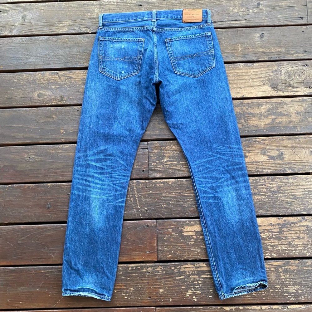 lucky brand 110 skinny jeans 33/32 - Picture 2 of 3